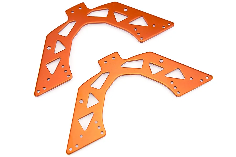 HSP Kulak Orange Aluminium Side Chassis Rails 2Pcs image 16066
