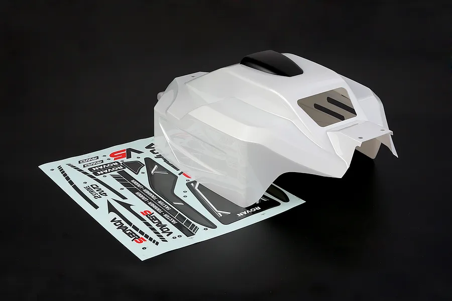 Rovan 1/5 V5 Buggy Painted Body Shell - White image 2