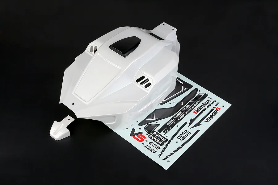 Rovan 1/5 V5 Buggy Painted Body Shell - White image 3