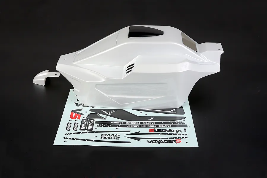 Rovan 1/5 V5 Buggy Painted Body Shell - White image 4