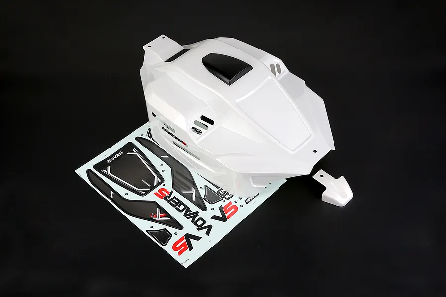 Rovan 1/5 V5 Buggy Painted Body Shell - White image 7