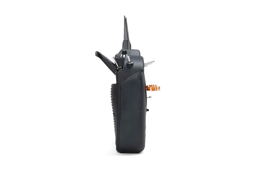 Side profile view of the Spektrum NX8+ 20ch transmitter on a plain white background.