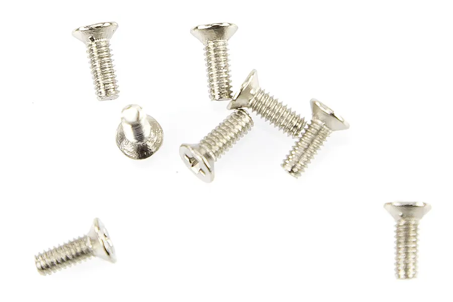 HSP 2x6mm Fine Thread Countersunk Head Screws 8Pcs image 16100