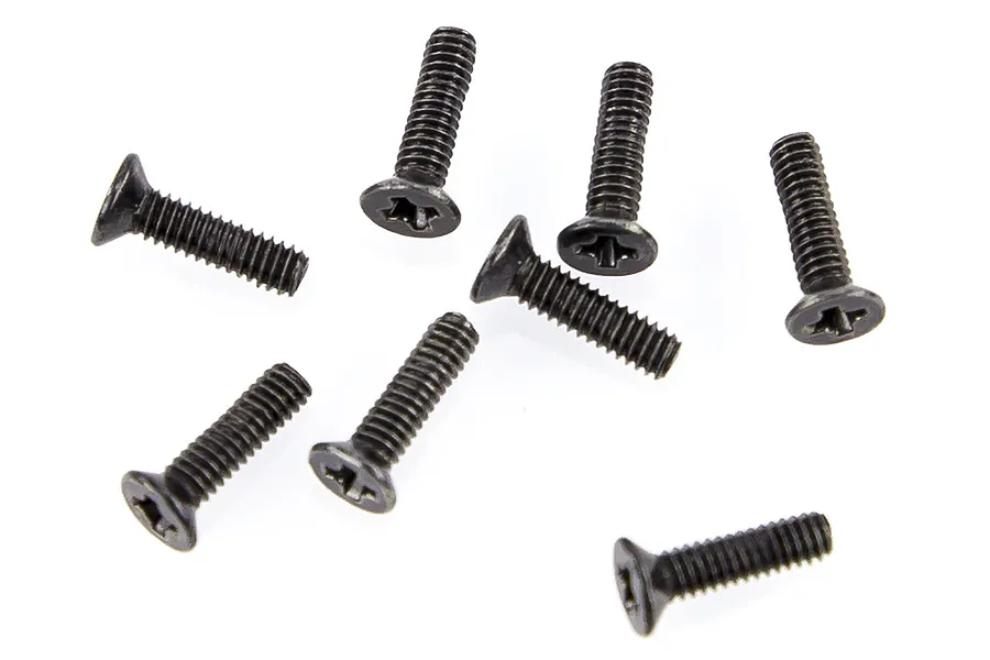 HSP 2x8mm Fine Thread Countersunk Head Screws 8Pcs image 16102