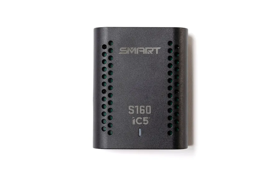Spektrum S160 60W USB-C Smart Charger unit viewed from the top against a plain white background.