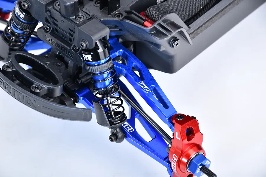 GPM Aluminium Front Upper Suspension Arms 2Pcs - Pink image 2