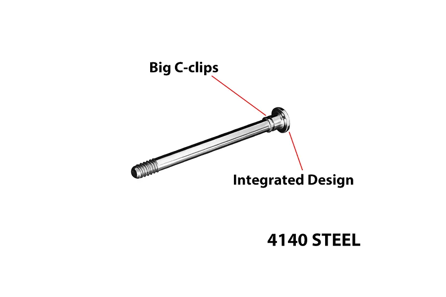GPM Carbon Steel Shock Shafts 4Pcs image 2