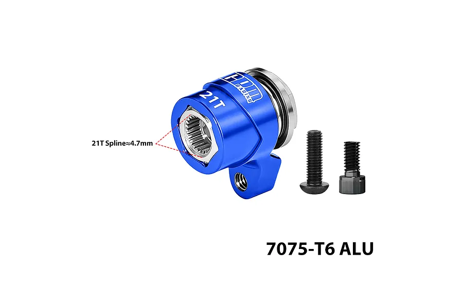 GPM Aluminium 21T Servo Horn with Servo Saver - Red image 2