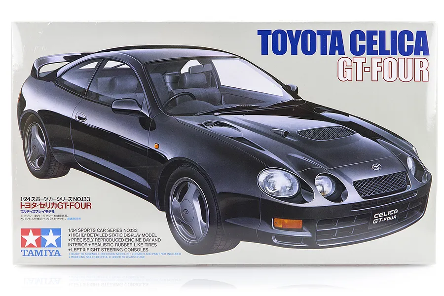 Tamiya 1/24 Toyota Celica GT-FOUR Scaled Plastic Model Kit image 16375