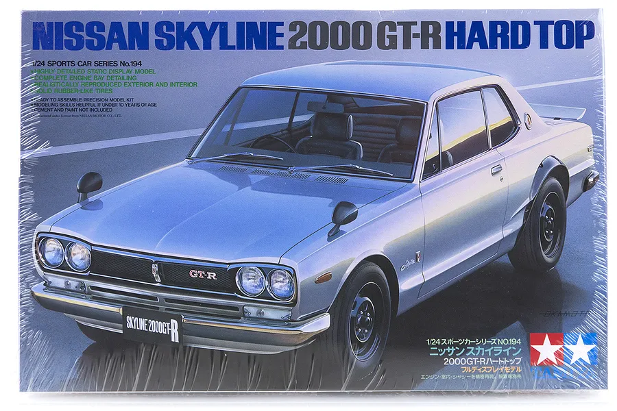 Tamiya 1/24 Nissan Skyline 2000 GT-R Hard Top Scaled Plastic Model Kit image 16384