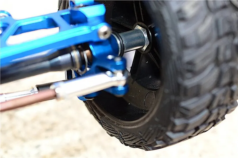 GPM Aluminium 12mm (+17mm) Wheel Hexes 4Pcs - Black image 2