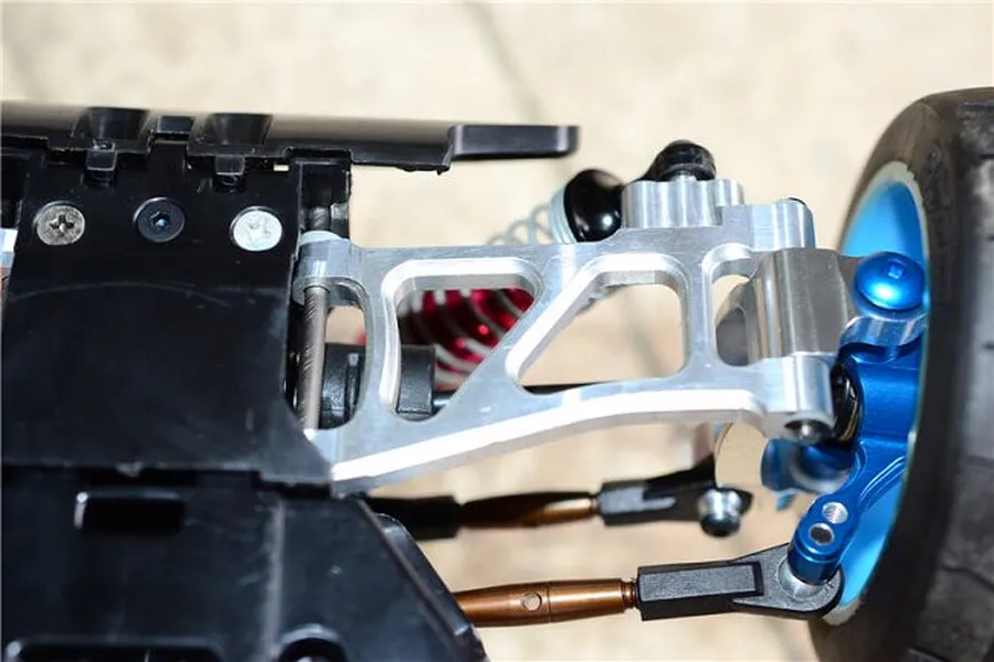 GPM Aluminium Front Lower Suspension Arms 2Pcs - Orange image 2