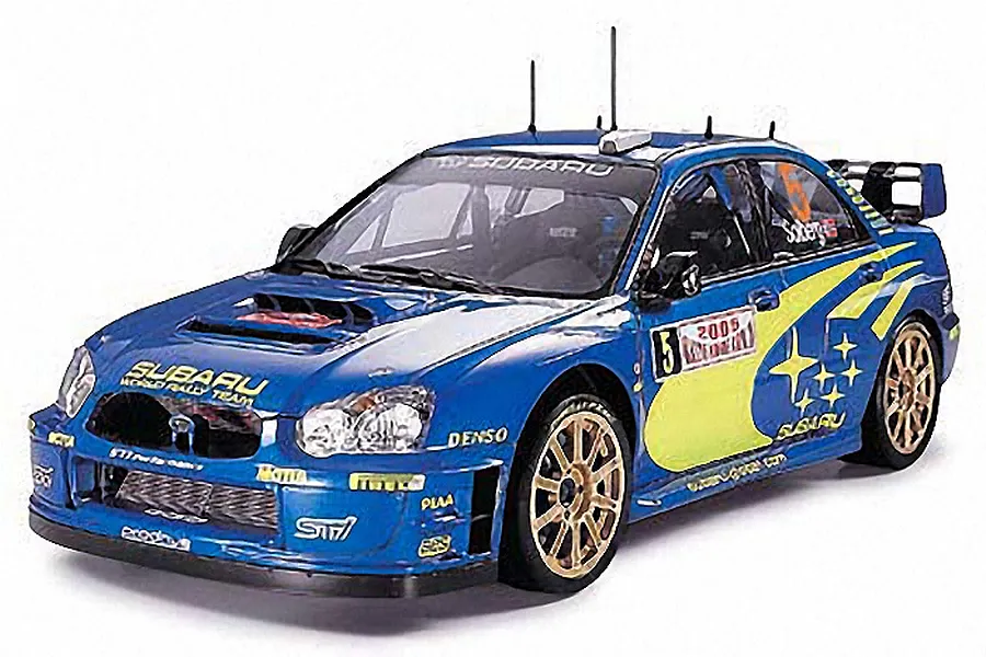 Tamiya 1/24 Subaru Impreza WRC &amp;#039;05 Monte-Carlo Scaled Plastic Model Kit image 16429