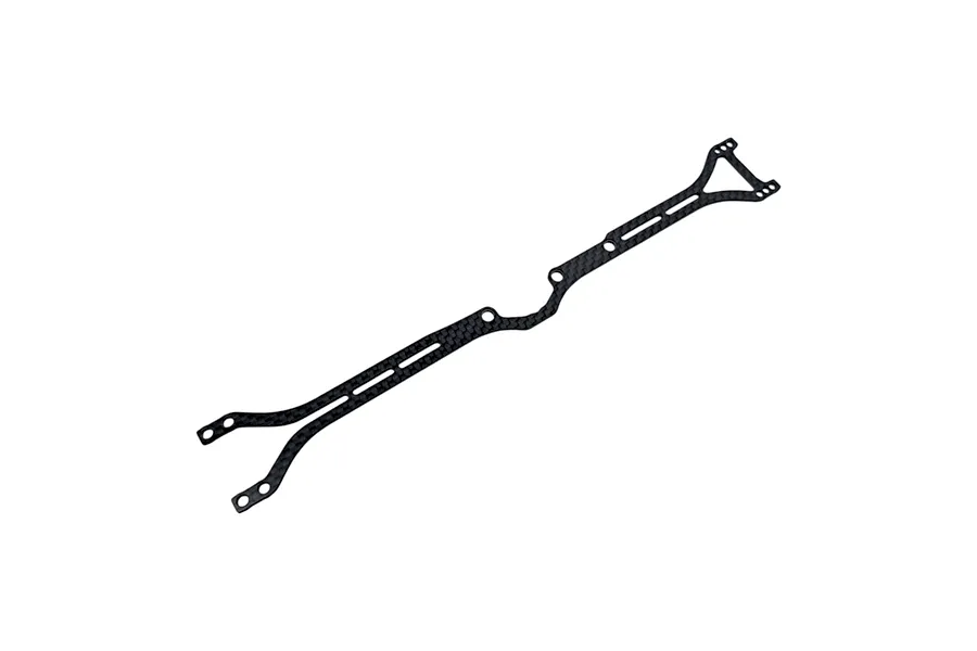 RC Maker Carbon 2.0mm FRP Stiff Flex Rear Chassis Topdeck image 1