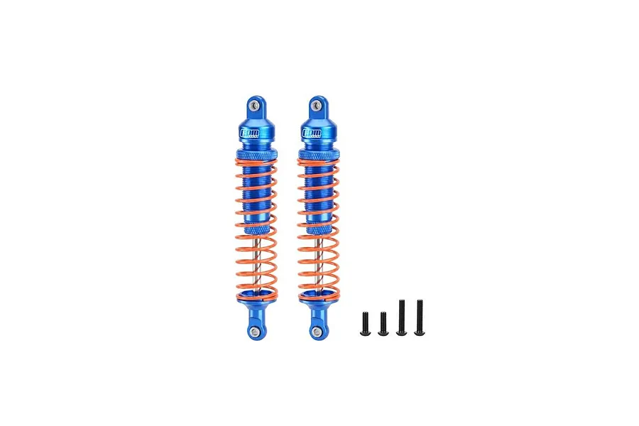 GPM Aluminium 102mm Adjustable Front Shocks 2Pcs - Blue image 1