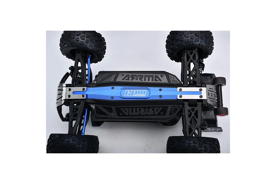 GPM Aluminium 4.5mm Thick Chassis Brace/Skid Plate - Purple image 2