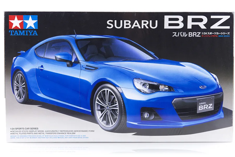 Tamiya 1/24 Subaru BRZ Scaled Plastic Model Kit image 16473