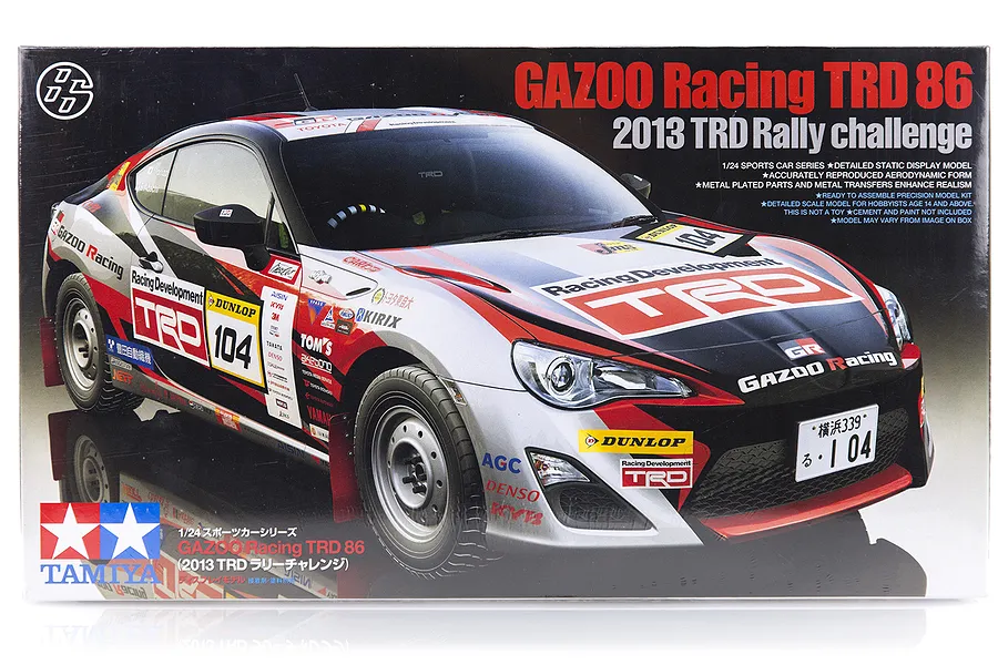 Tamiya 1/24 Toyota Gazoo Racing TRD 86 Scaled Plastic Model Kit image 16501