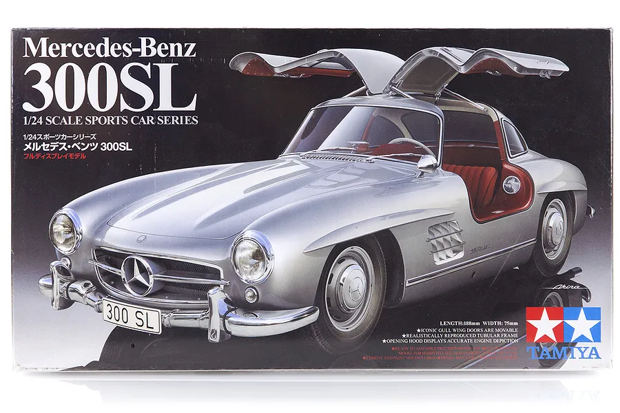 Tamiya 1/24 Mercedes-Benz 300SL Scaled Plastic Model Kit image 16503