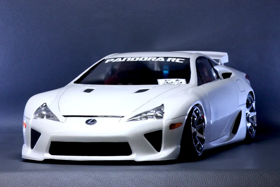 Pandora RC 1/10 Lexus LFA Unpainted Body Shell - Clear image 1