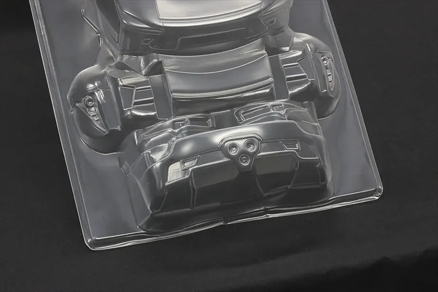 Clear molded polycarbonate parts and accessories for the Pandora RC 1/10 Lexus LFA unpainted body shell.