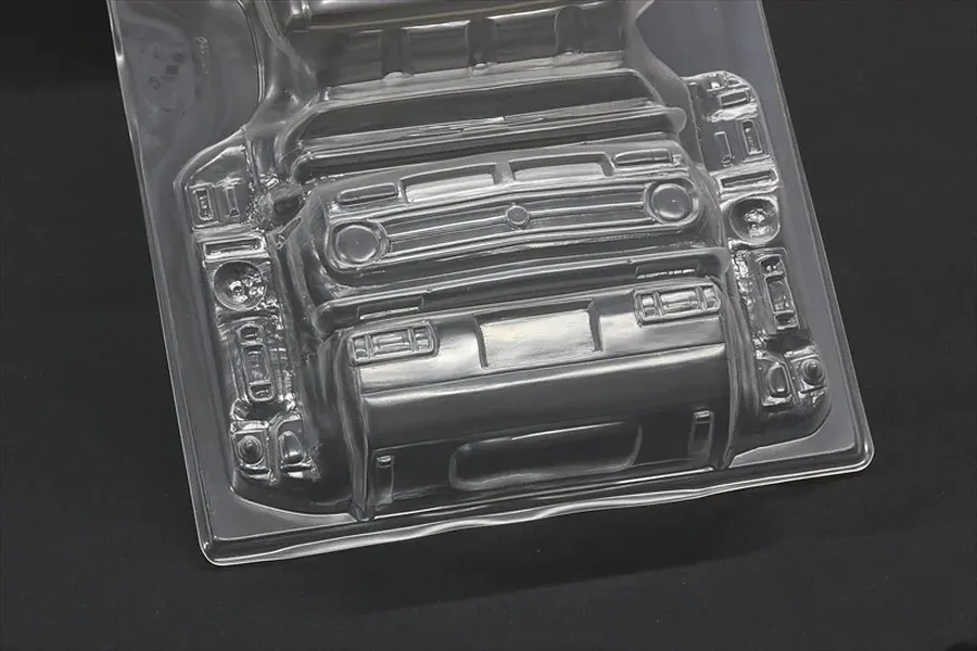 Pandora RC 1/10 Datsun Sunny 4Dr Unpainted Body Shell - Clear image 16