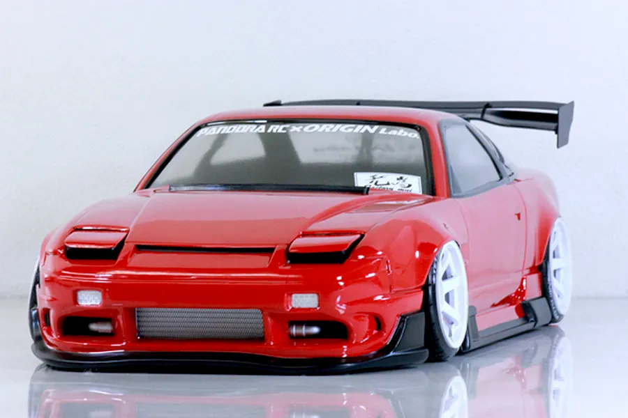 Pandora RC 1/10 180SX RPS13 Origin Labo. Unpainted Body Shell - Clear image 8