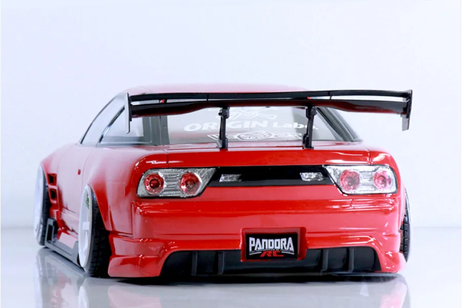 Pandora RC 1/10 180SX RPS13 Origin Labo. Unpainted Body Shell - Clear image 3
