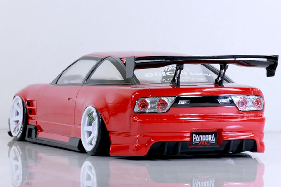 Pandora RC 1/10 180SX RPS13 Origin Labo. Unpainted Body Shell - Clear image 9