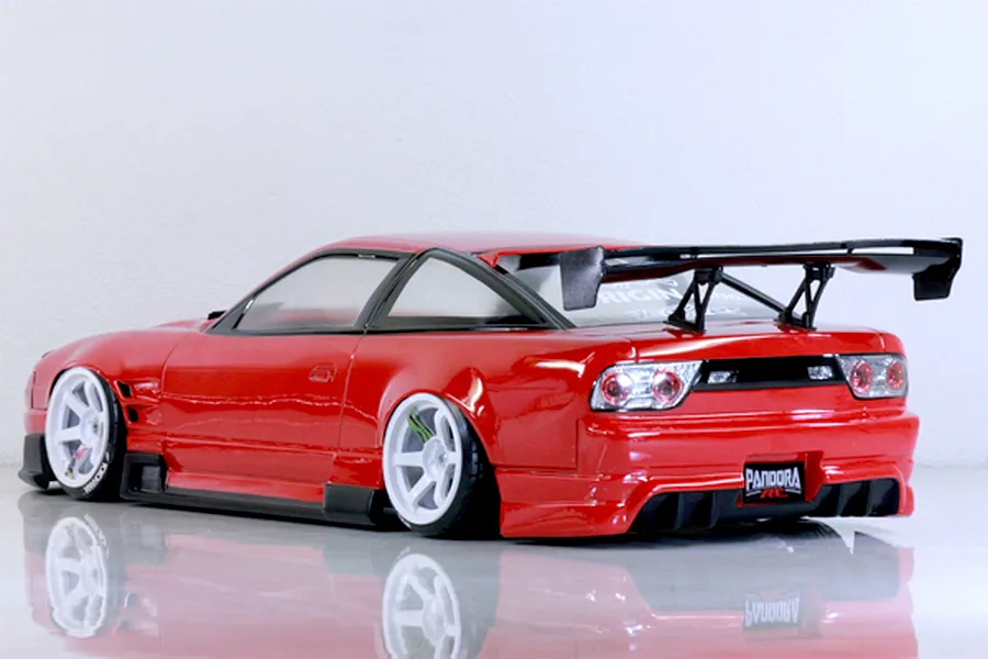 Pandora RC 1/10 180SX RPS13 Origin Labo. Unpainted Body Shell - Clear image 7