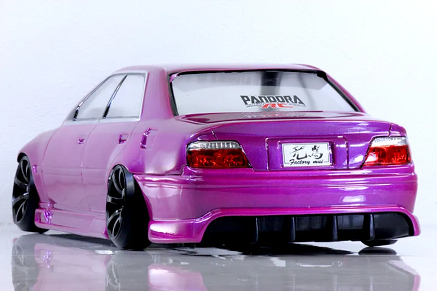 Pandora RC 1/10 Toyota Chaser JZX100 Origin Labo. Unpainted Body Shell - Clear image 3