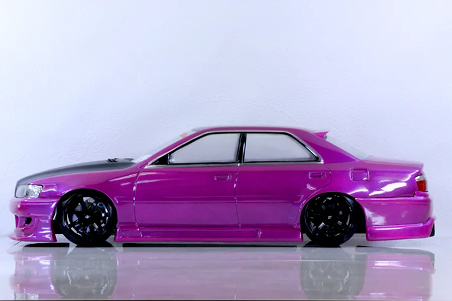 Pandora RC 1/10 Toyota Chaser JZX100 Origin Labo. Unpainted Body Shell - Clear image 4