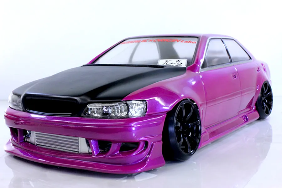 Pandora RC 1/10 Toyota Chaser JZX100 Origin Labo. Unpainted Body Shell - Clear image 7