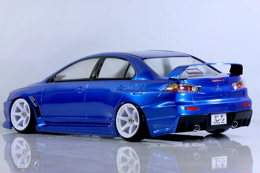 Pandora RC 1/10 Mitsubishi Lancer EvoluTionⅩ Unpainted Body Shell - Clear image 3