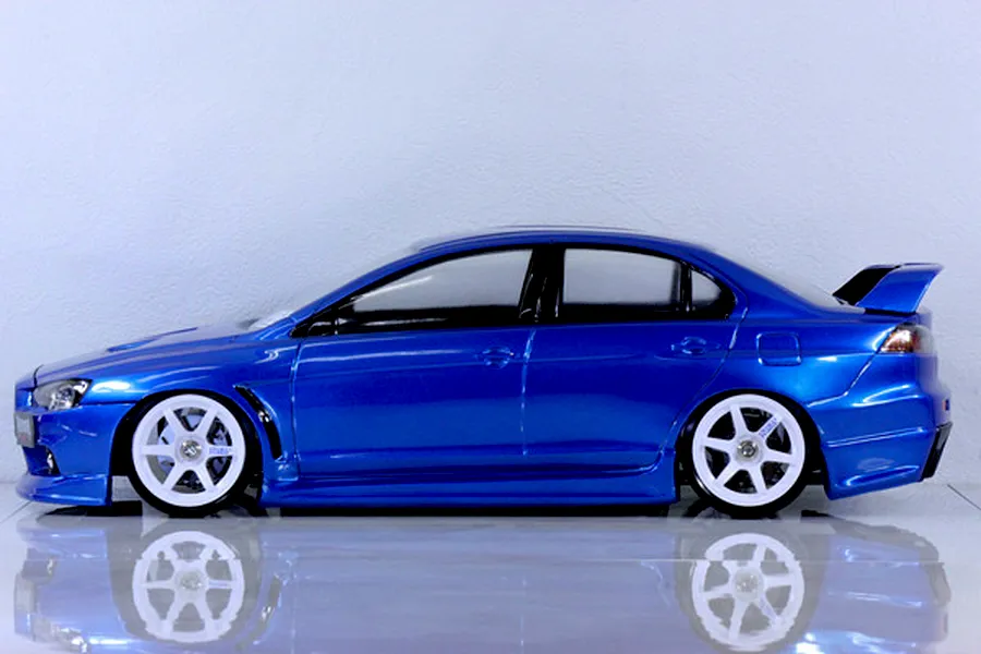 Pandora RC 1/10 Mitsubishi Lancer EvoluTionⅩ Unpainted Body Shell - Clear image 4