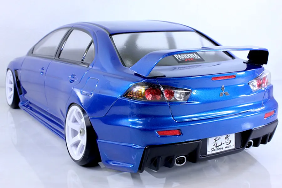 Pandora RC 1/10 Mitsubishi Lancer EvoluTionⅩ Unpainted Body Shell - Clear image 10