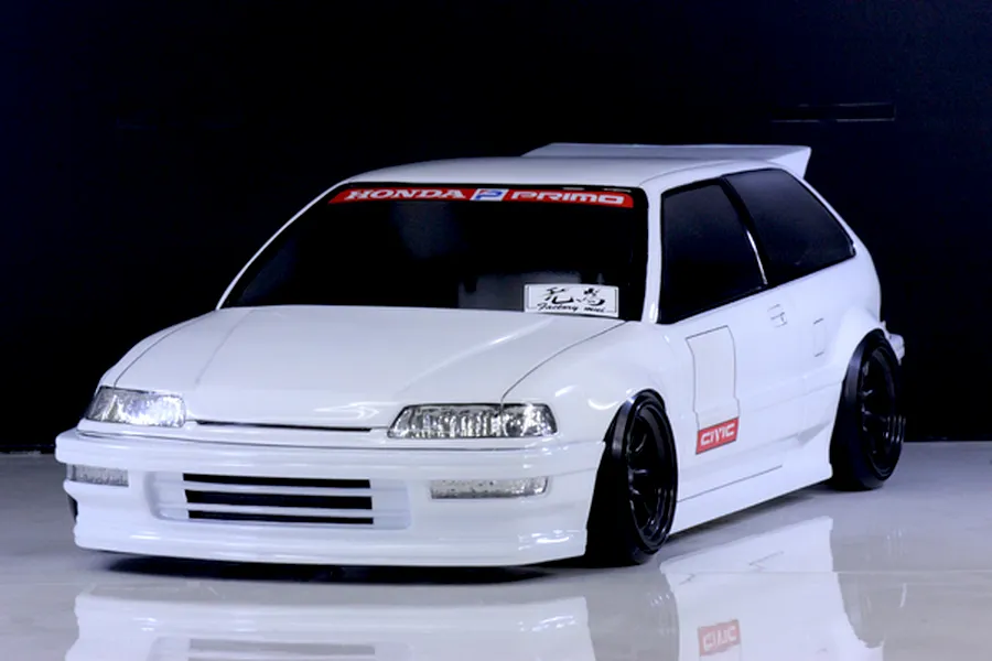 Pandora RC 1/10 Honda Civic EF9 Unpainted Body Shell - Clear image 12
