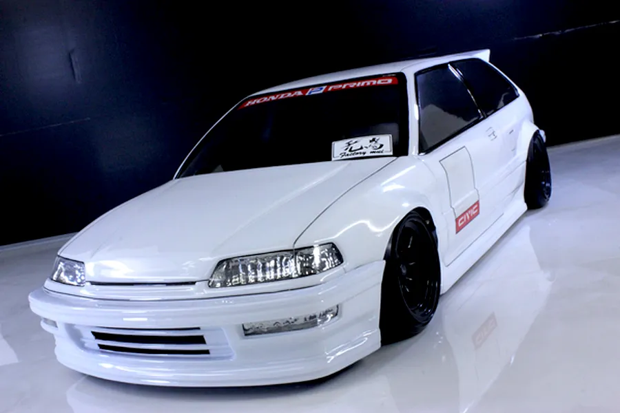 Pandora RC 1/10 Honda Civic EF9 Unpainted Body Shell - Clear image 8