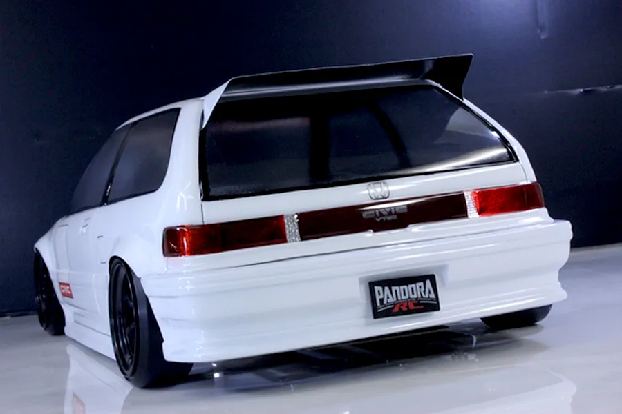 Pandora RC 1/10 Honda Civic EF9 Unpainted Body Shell - Clear image 10