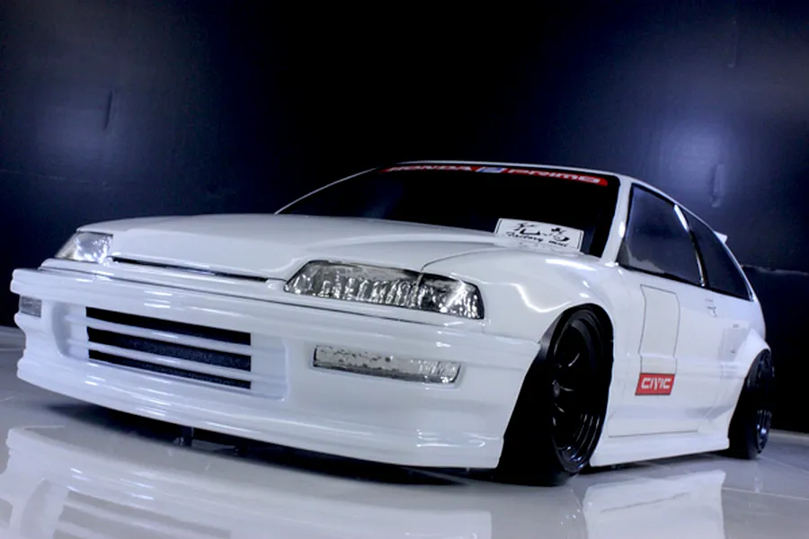 Pandora RC 1/10 Honda Civic EF9 Unpainted Body Shell - Clear image 6