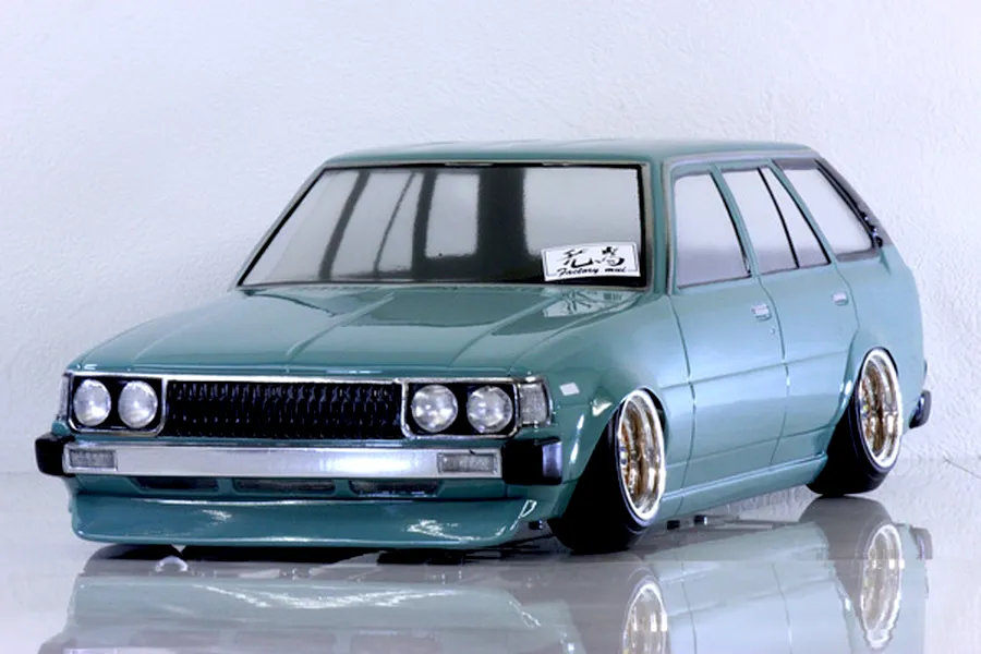 Pandora RC 1/10 Toyota Corolla KE70 Wagon Unpainted Body Shell - Clear image 14