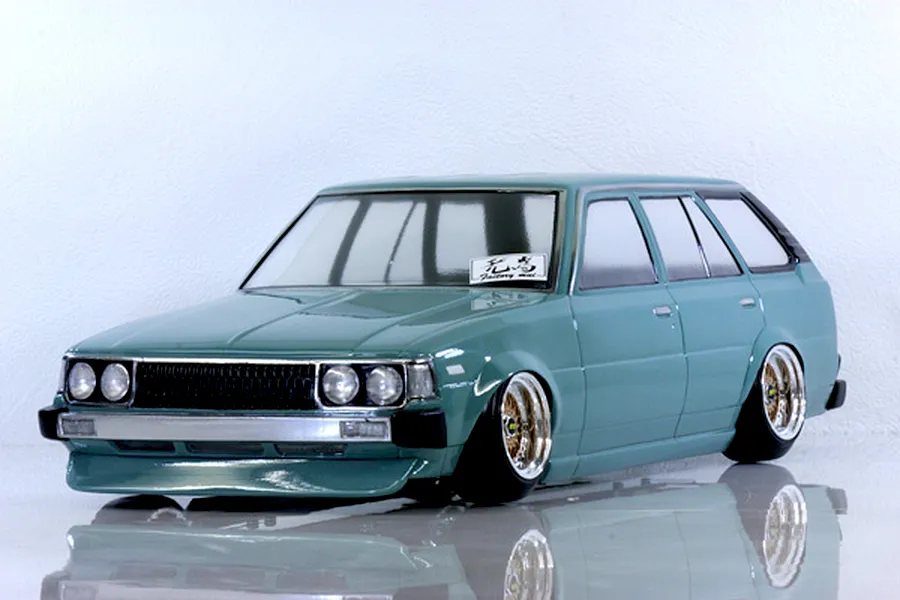 Pandora RC 1/10 Toyota Corolla KE70 Wagon Unpainted Body Shell - Clear image 1