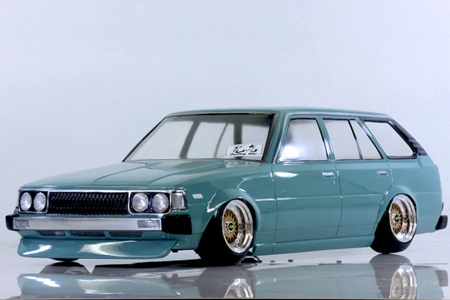 Pandora RC 1/10 Toyota Corolla KE70 Wagon Unpainted Body Shell - Clear image 8