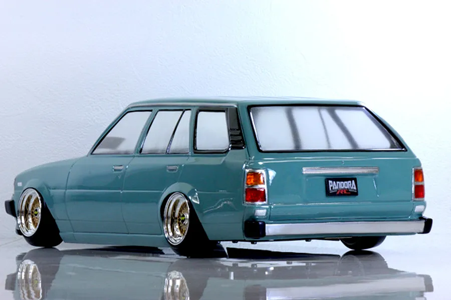 Pandora RC 1/10 Toyota Corolla KE70 Wagon Unpainted Body Shell - Clear image 9