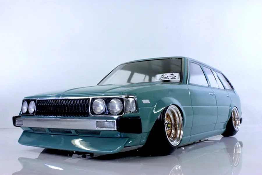Pandora RC 1/10 Toyota Corolla KE70 Wagon Unpainted Body Shell - Clear image 5