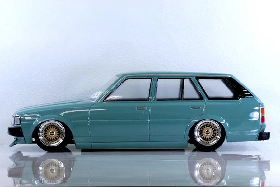Pandora RC 1/10 Toyota Corolla KE70 Wagon Unpainted Body Shell - Clear image 4