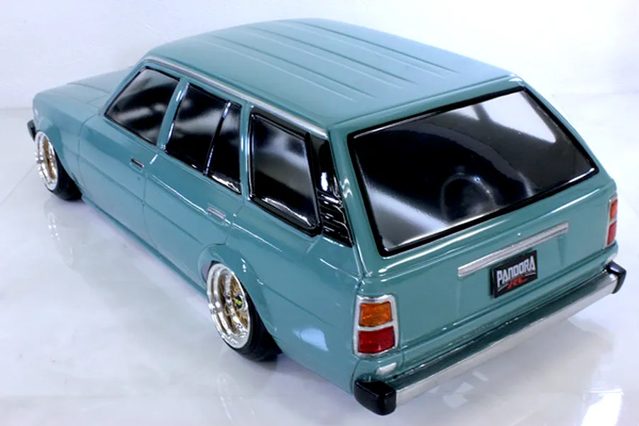 Pandora RC 1/10 Toyota Corolla KE70 Wagon Unpainted Body Shell - Clear image 6