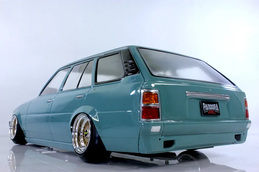 Pandora RC 1/10 Toyota Corolla KE70 Wagon Unpainted Body Shell - Clear image 11