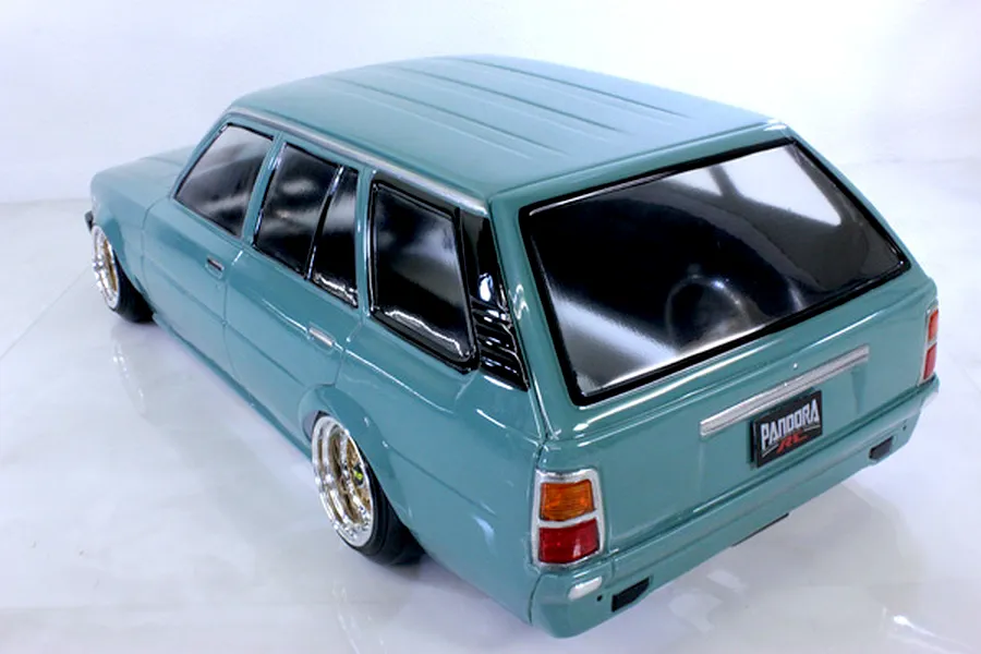 Pandora RC 1/10 Toyota Corolla KE70 Wagon Unpainted Body Shell - Clear image 13