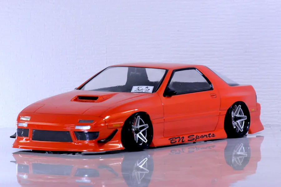 Pandora RC 1/10 Mazda RX-7 FC3S BN Sports Unpainted Body Shell - Clear image 10